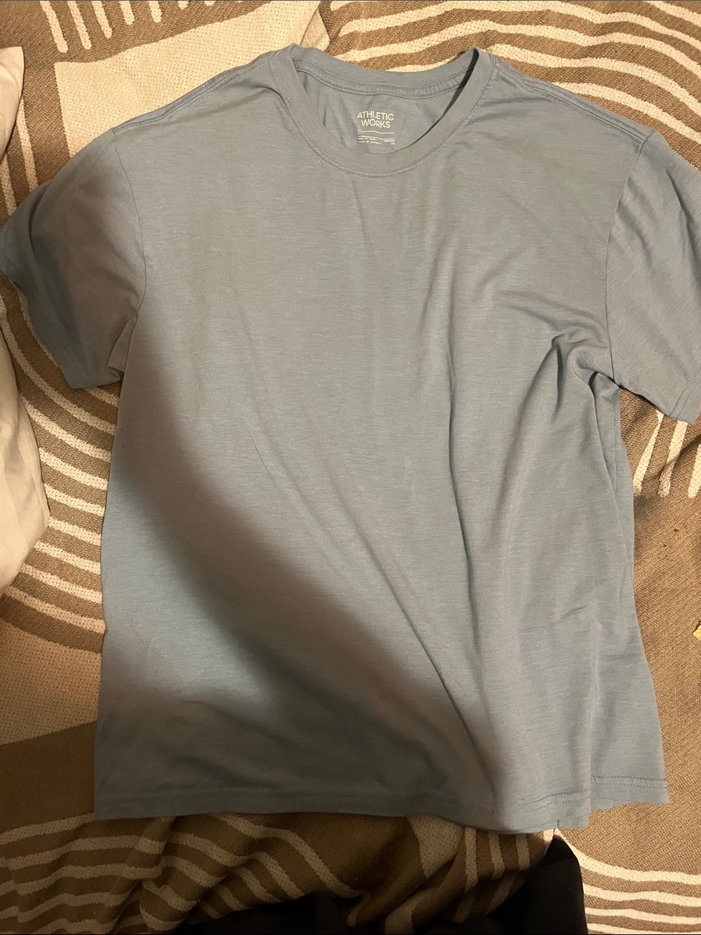 Athletic Works Pale Blue Short Sleeve Crew Tee